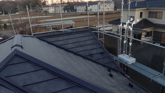 スーパーガルテクト　屋根カバー工事